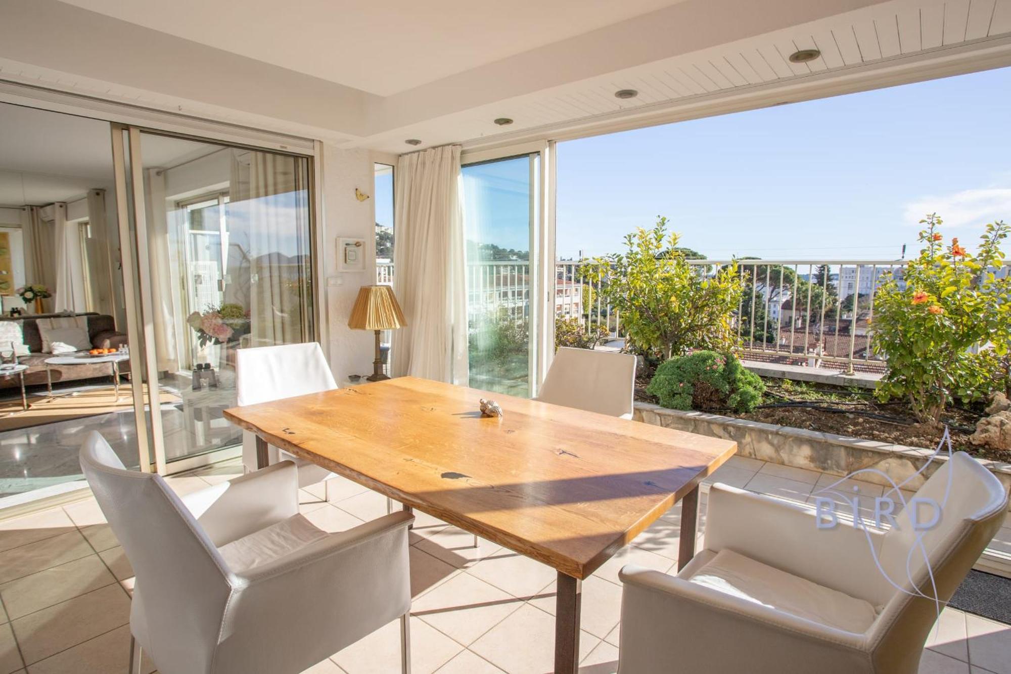 Roof Terrace Of 123m2 Sea View Double Garage Air Conditioning Apartment *