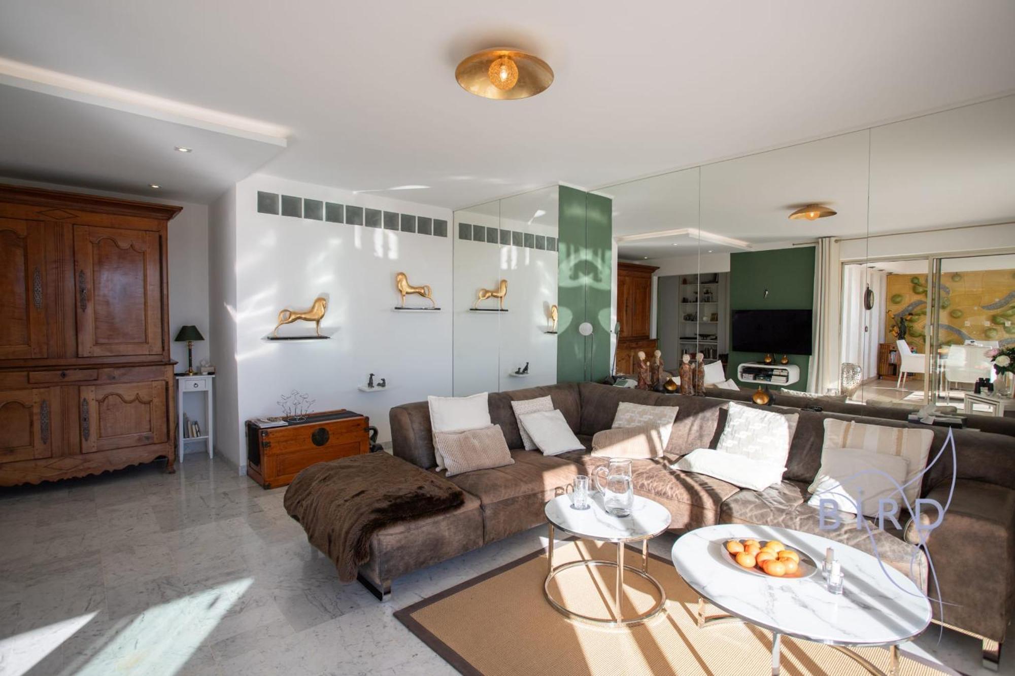 Roof Terrace Of 123m2 Sea View Double Garage Air Conditioning Cannes
