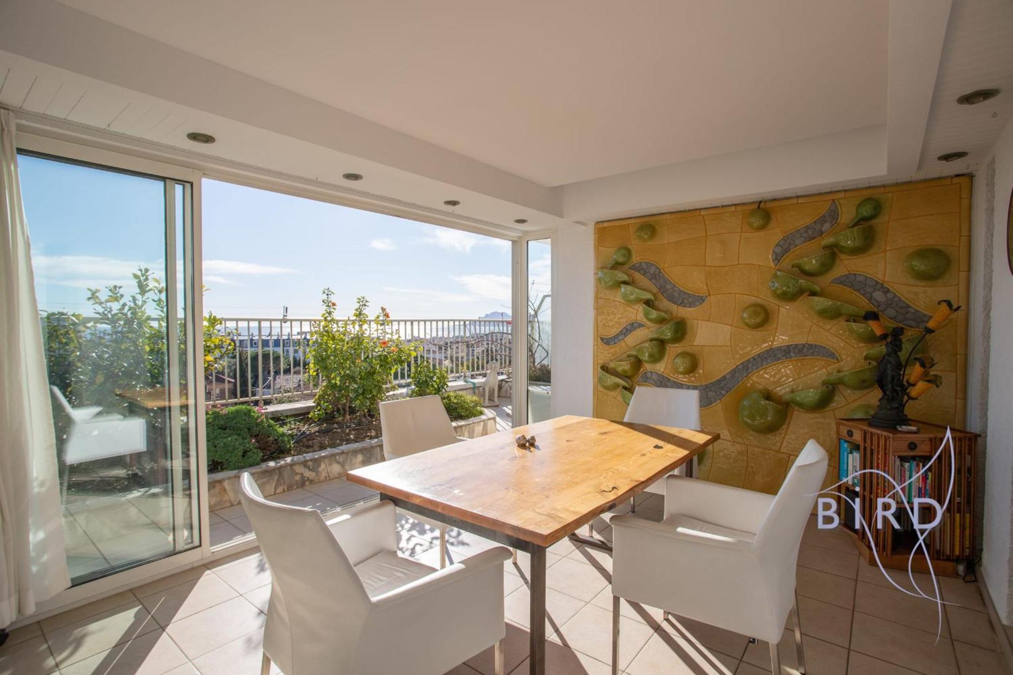 Roof Terrace Of 123m2 Sea View Double Garage Air Conditioning Appartement *